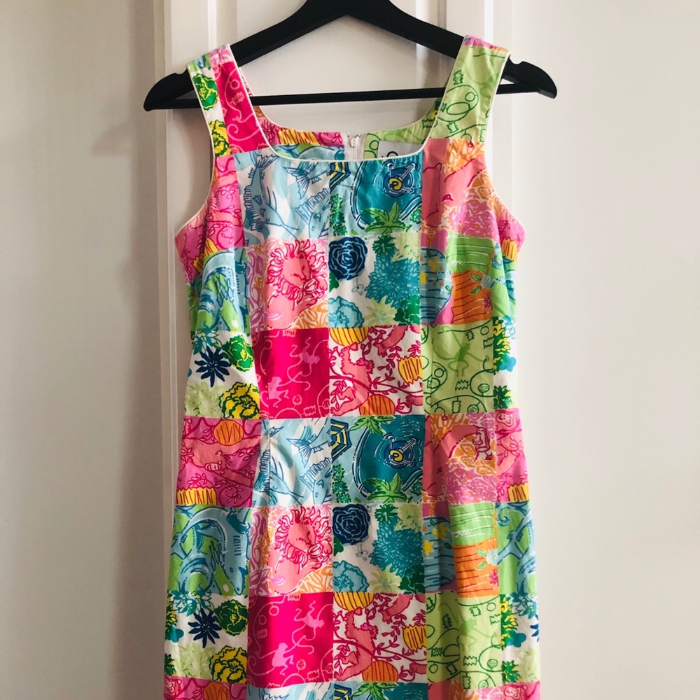 Lily Pulitzer patchwork dress size 2